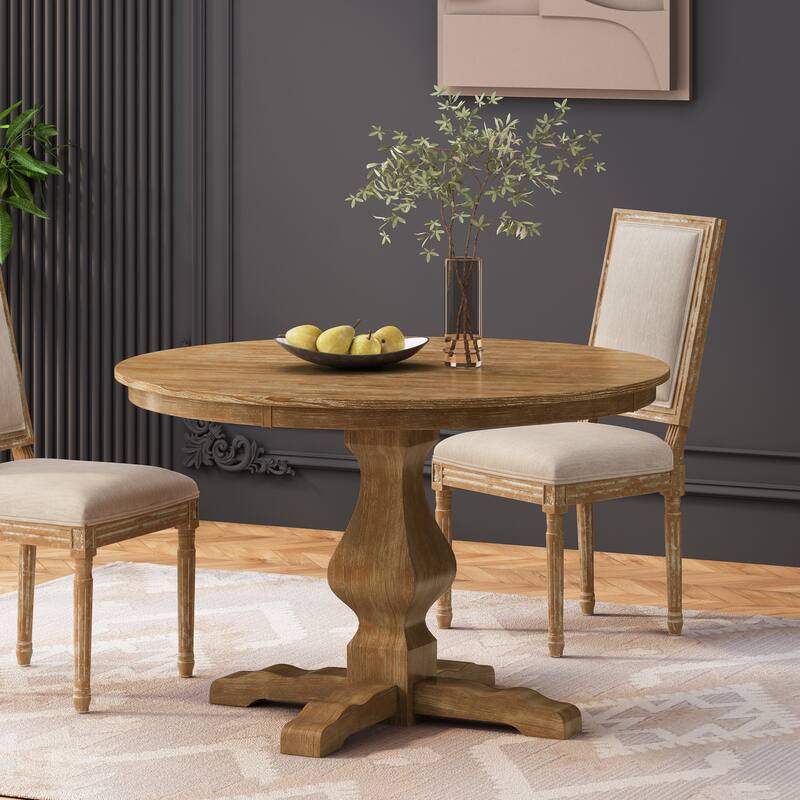 Alamosa Circular Dining Table by Christopher Knight Home - Natural