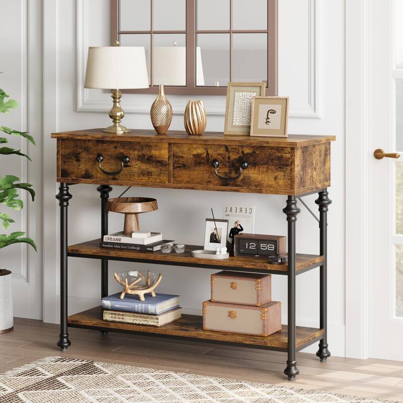 Console Table with Drawers