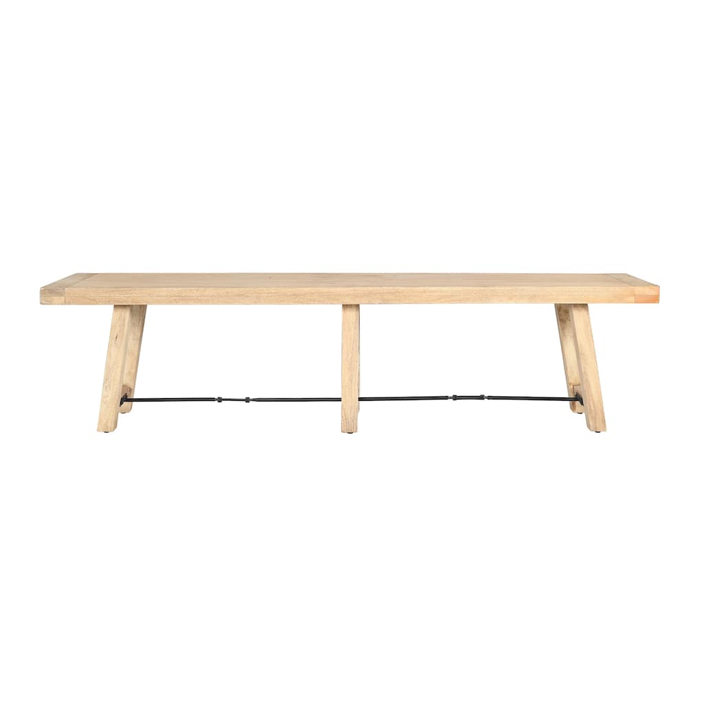 Farmhouse Elegant bench seat Heirloom finish - 72" X 16" X 18"