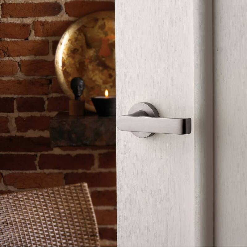 Baldwin Single Left Hand Estate Lever Minus Rosettes