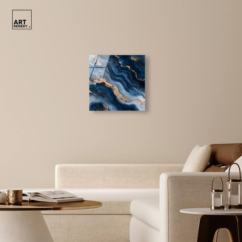 Deep Sea Geode II Acrylic by Art Remedy, Ready to Hang