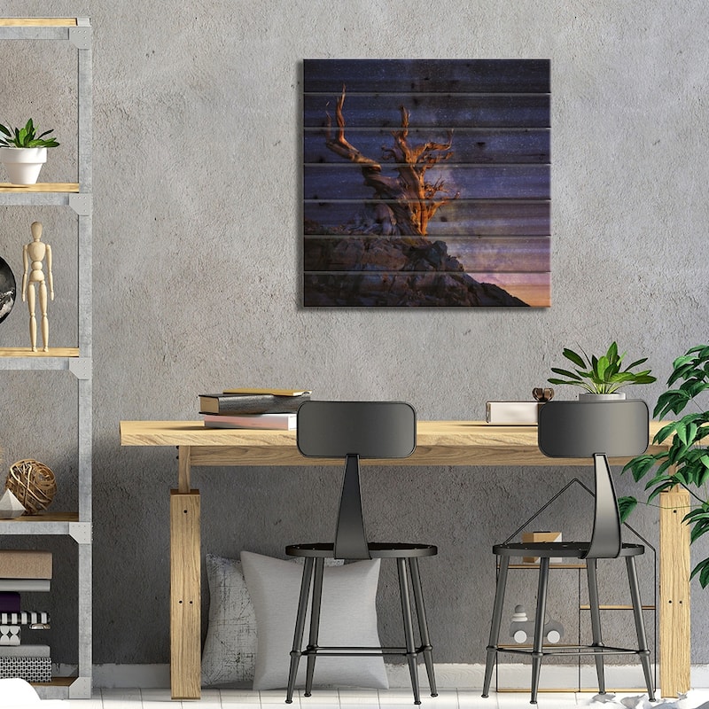 The Ancient Tree Print On Wood by Surjanto Suradji - Multi-Color