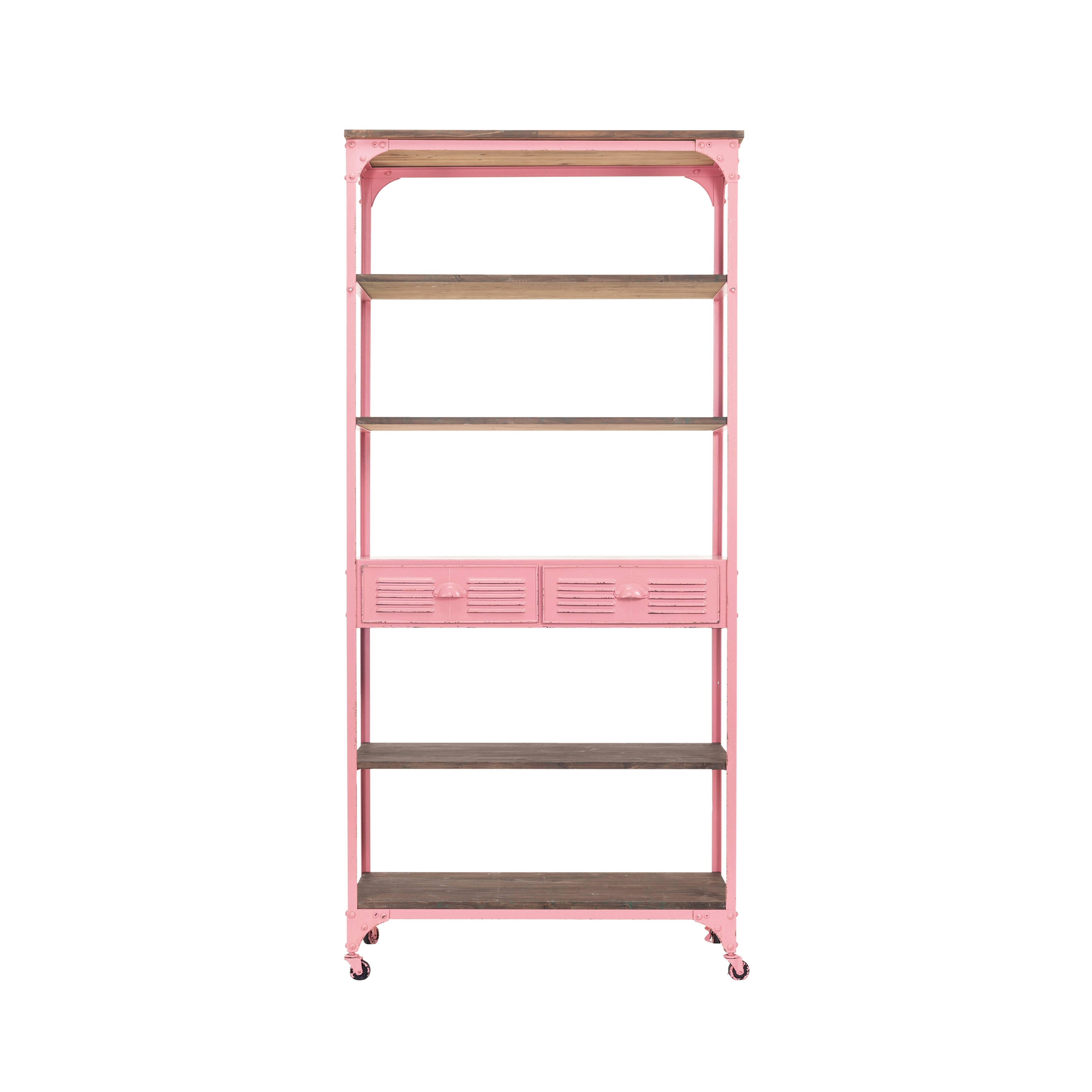 Metal-and-Wood-5-Tier-Shelf-on
