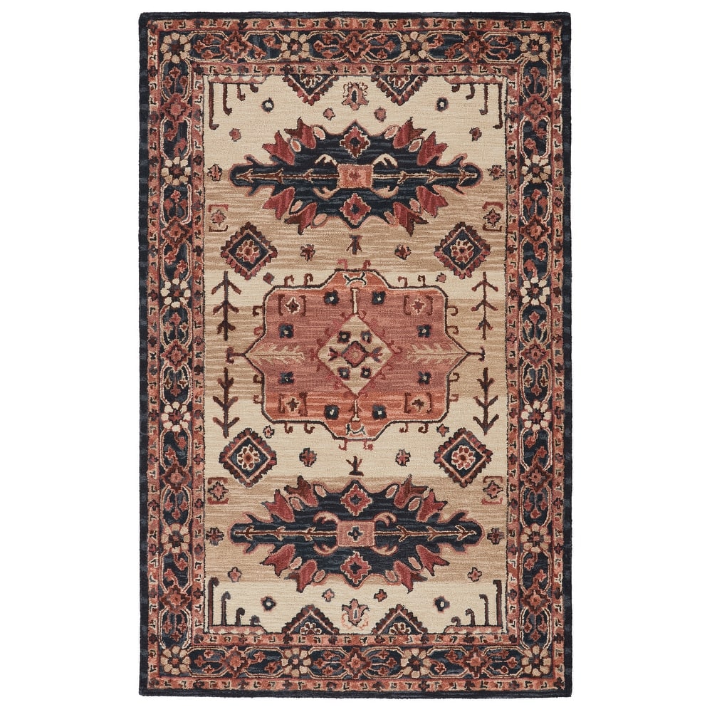 Idina Handmade Medallion Area Rug