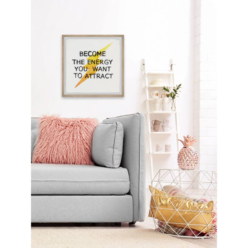 Become the Energy IV Framed Wall Art, Elegant Home Touch - Sophisticated Artwork for Refined Décor