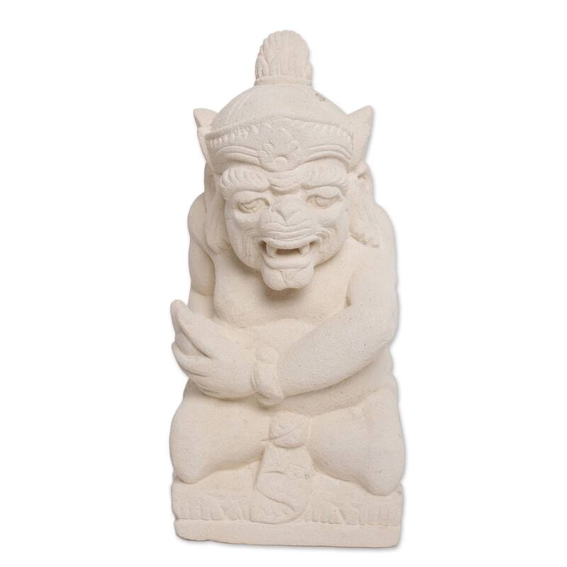 Novica Handmade Merdah Sandstone Sculpture