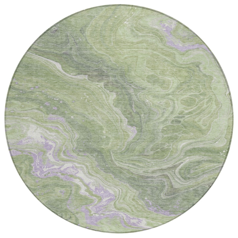 HomeRoots Abstract Transitional Rectangle Outdoor Rug