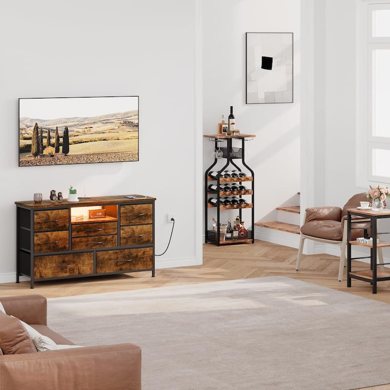 8 Dresser TV Stand with Power Outlet