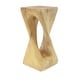 preview thumbnail 10 of 73, Christopher Knight Home - Aurelian Quenby MGO Lightweight Concrete Twist End Table with Wood-Grain Texture