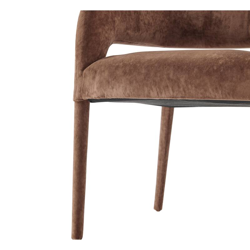 NPD Furniture Lauryn Velvet Dining Side Chair