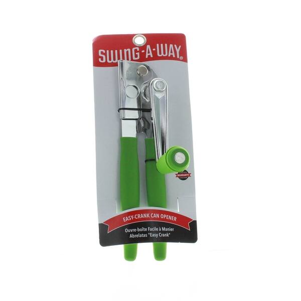 slide 2 of 2, Swing-A-Way Easy Crank Can Opener, Green Green