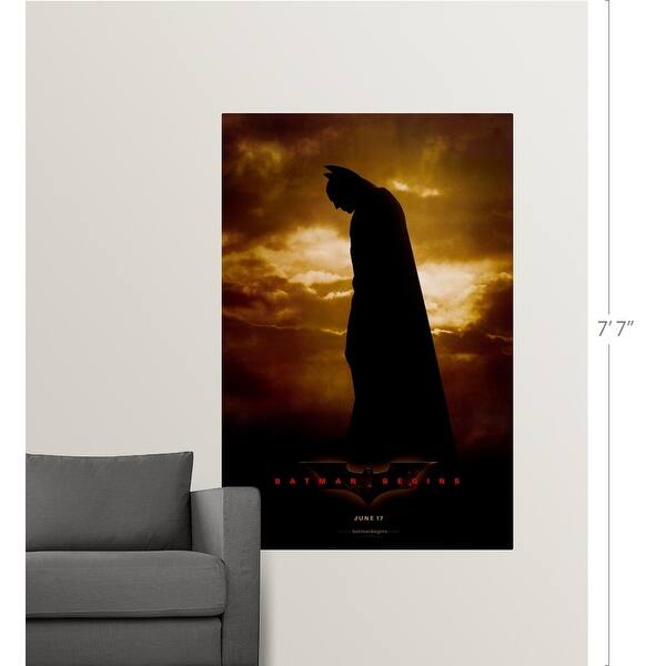 batman begins poster art