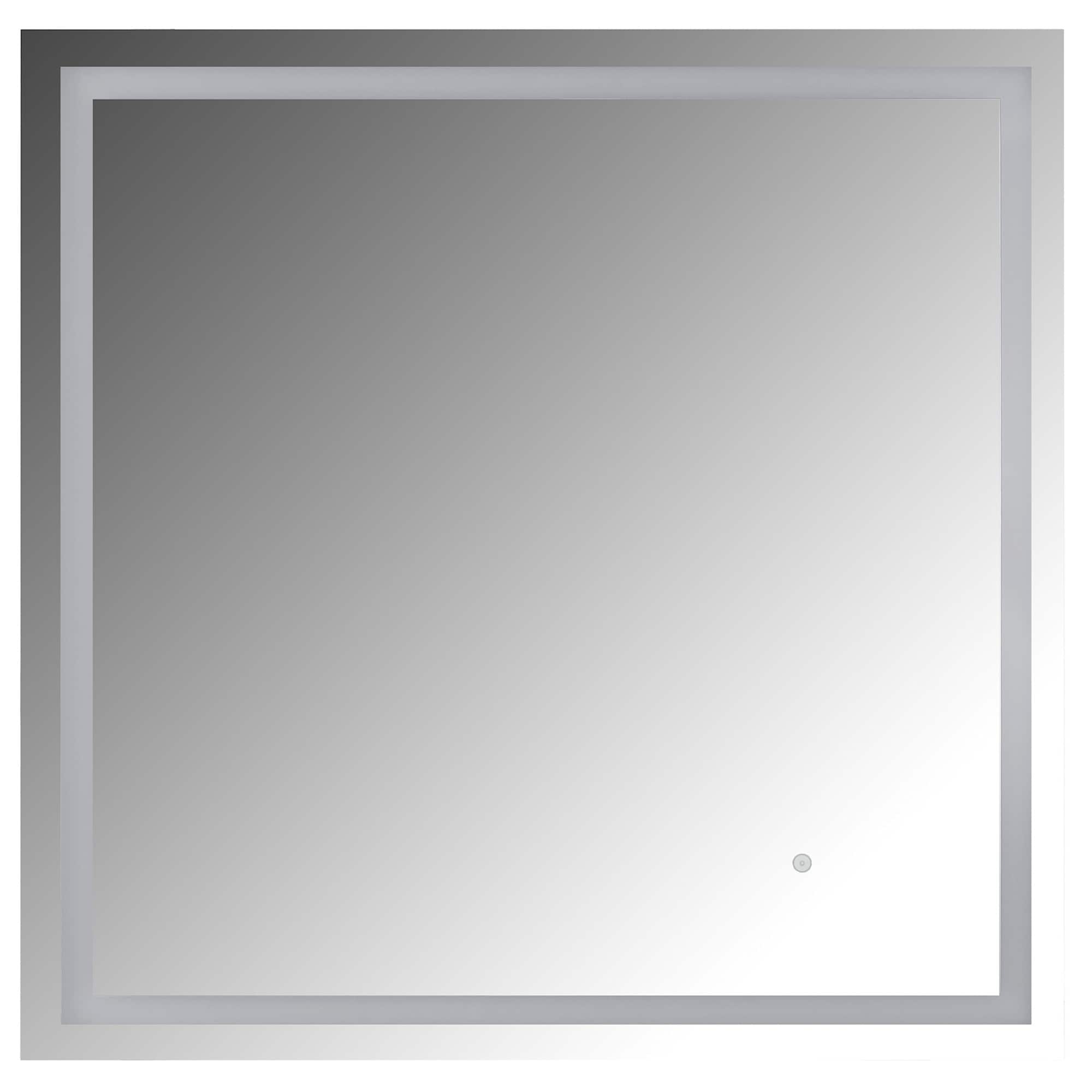 Craftmade MIR3610-3C Dwight 36" Square Flat Glass and PVC Frameless
