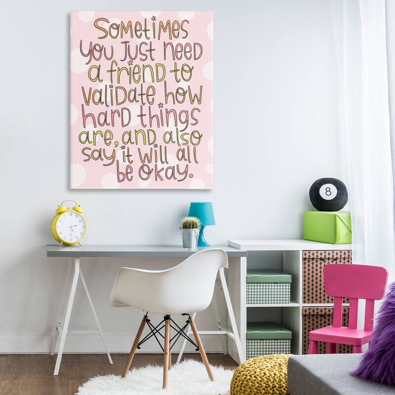 Stupell Comforting Friendship Quote Canvas Wall Art Design By Mandy Ford Art + Illustration