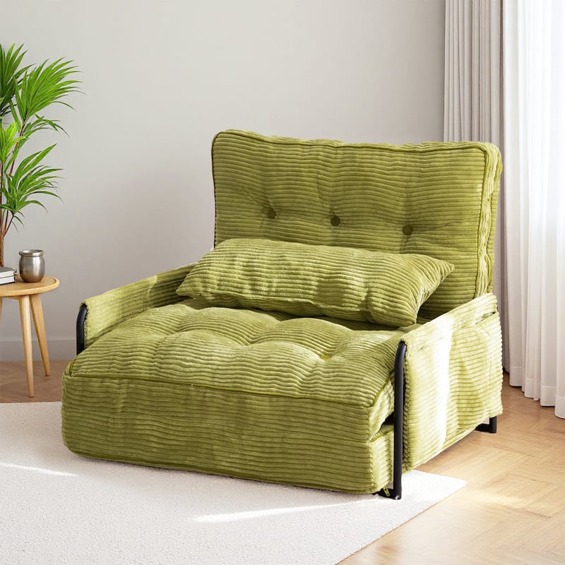 Bean Bag sofa,Floor Sofa Bed - 30"x25.6" - Green