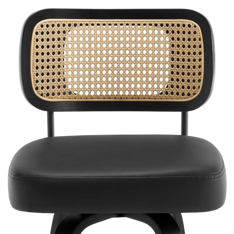 26"/29" Swivel Counter/Bar Stools with Black Bentwood Legs