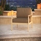 preview thumbnail 19 of 183, Sunbrella Outdoor Deep Seat Cushion Seat 25 x 25.5 x 5 | Back 25 x 18 x 5 - Canvas Cocoa