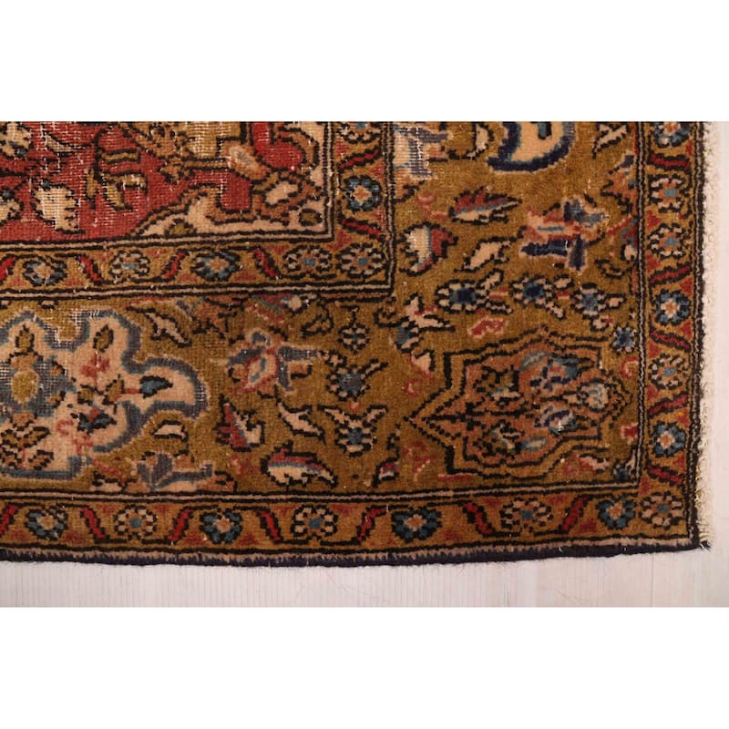 ECARPETGALLERY Hand-knotted Kayseri Vintage Copper Wool Rug - 4'9 x 8'10