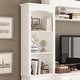 preview thumbnail 11 of 48, Large Entertainment Center Bookshelves 57x38 inch Hutch Space for TV