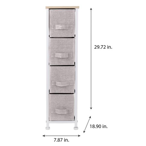 Simplify 4 Drawer Narrow Storage Chest Bed Bath & Beyond 32040689