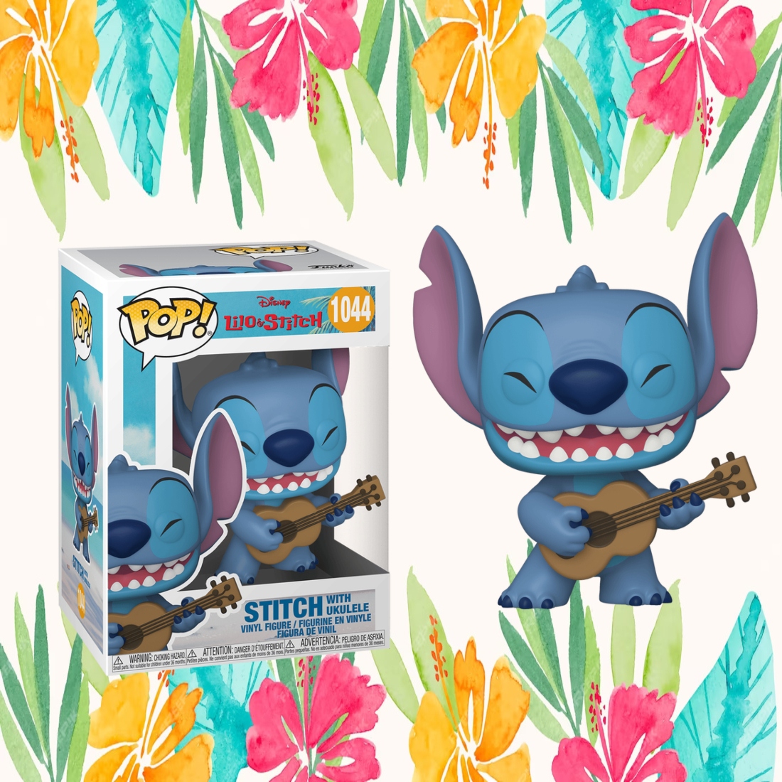 Funko Pop! Disney Lilo & Stitch Stitch with Ukulele #1044 - Bed