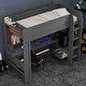 preview thumbnail 2 of 14, Dark Gray Twin Size Solid Wood MDF Gaming Loft Bed with Desk and Charging Station
