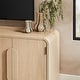 preview thumbnail 12 of 28, Walker Edison Modern Curved 70-inch Buffet Sideboard and TV Stand