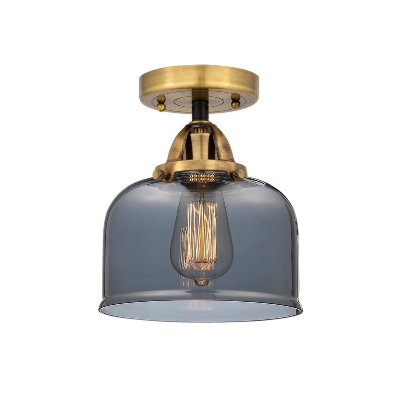Innovations Lighting Nouveau 2 Bell - 1 Light 8" Semi-Flush Mount