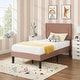 preview thumbnail 54 of 70, Kids Bed Frame, Height Adjustable Upholstered Bed, Twin Size Bed Set of 2