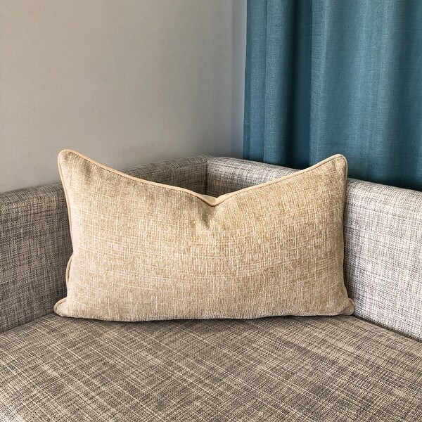 Rodeo Home Joelle Decorative Luxury Chenille Rectangular Lumbar Pillow On Sale Bed Bath Beyond 31872022