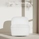preview thumbnail 3 of 9, BELLEZE Upholstered Swivel Accent Chair with Hidden Storage