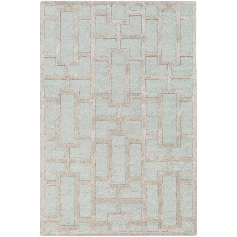 Hand-tufted Thaxted Geometric Wool & Viscose Rug
