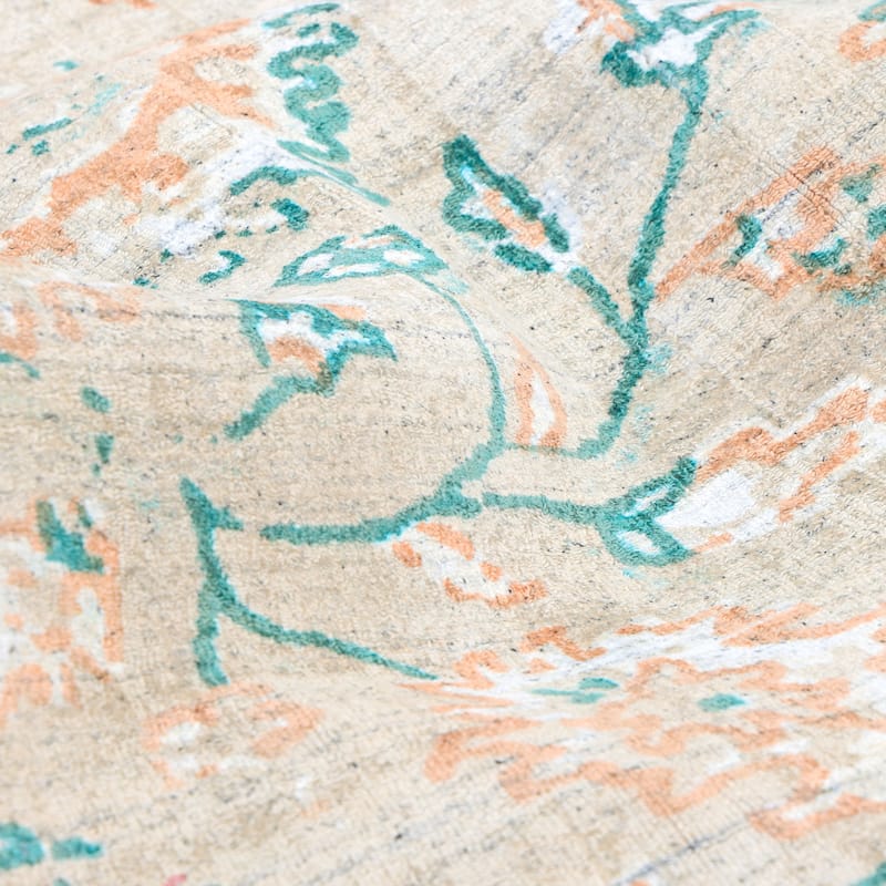 Overton Handmade Modern Contemporary Floral Area Rug