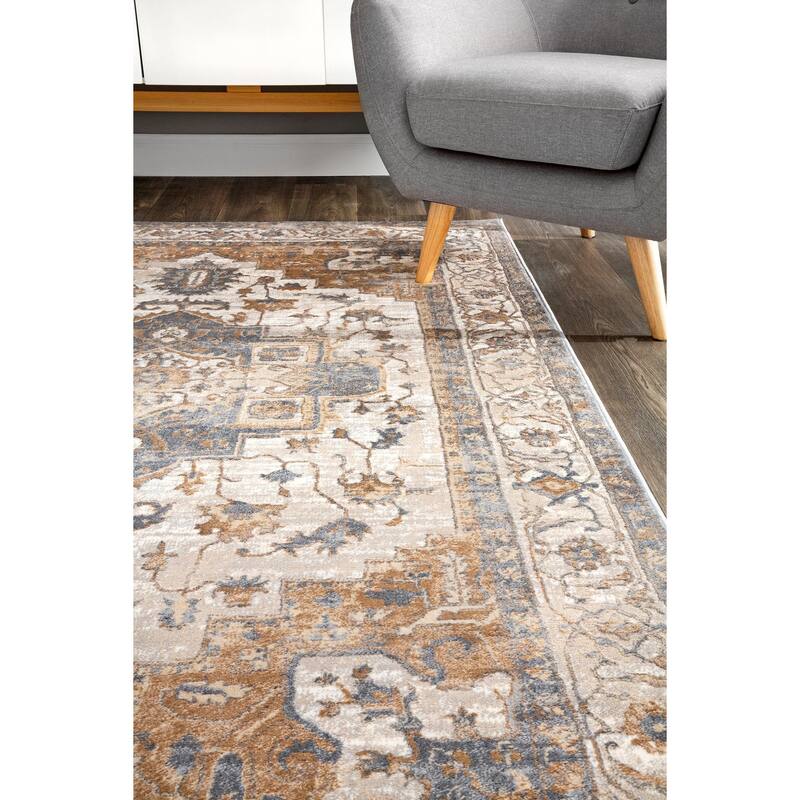 Nuloom Sian Persian Vintage Medallion Area Rug