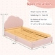 preview thumbnail 3 of 8, HoneyjoyKids Twin Platform Bed Frame Upholstered Twin Size Bed with