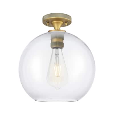 Innovations Lighting 434-1F-10-10 Crown Point Flush Mount Crown Point