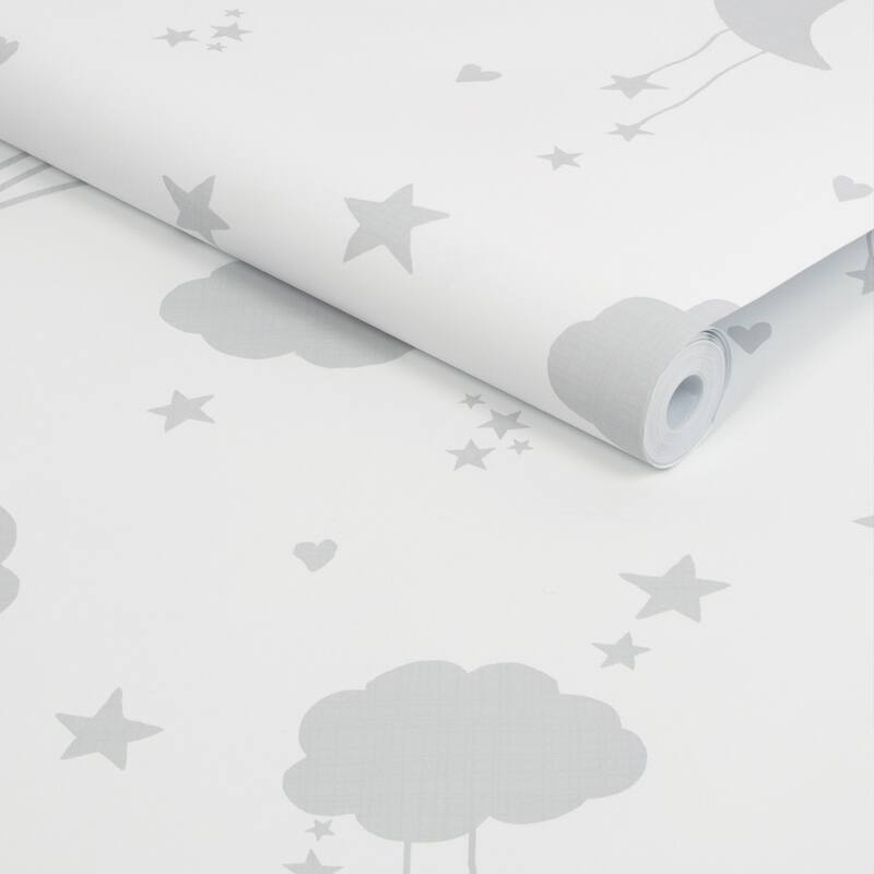 NEXT Moon and Stars Grey Wallpaper