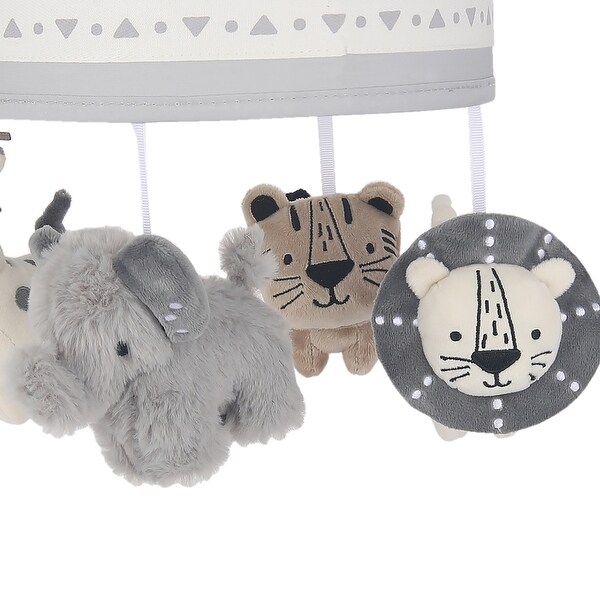 Lambs & Ivy Woodland Tales Multicolor Forest Animals Musical Baby Crib Mobile 