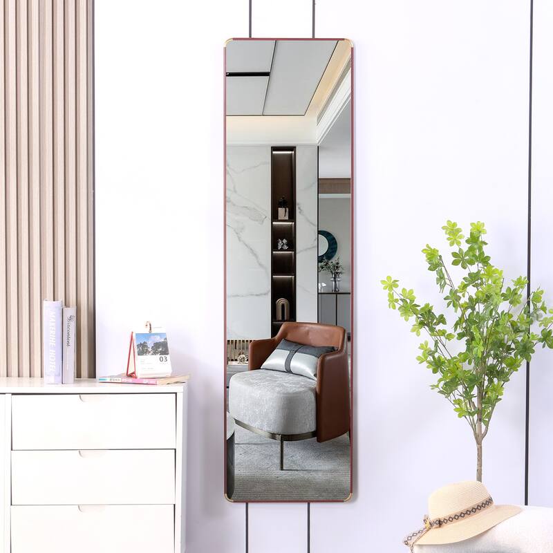 floor standing full-length rearview mirror. framed wall mirror, makeup mirror, bedroom foyer, clothing store, wall mounted