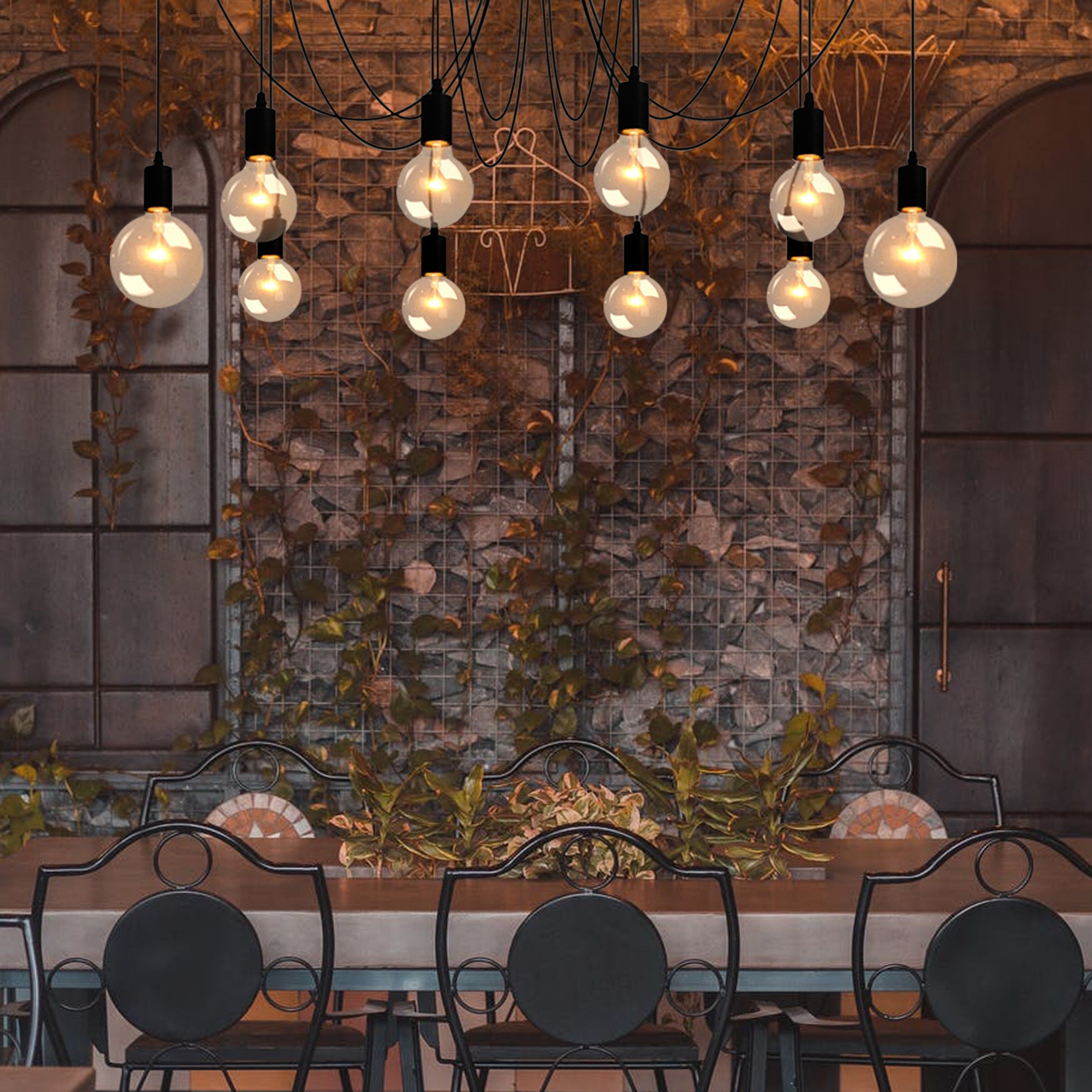 Pendant spider light outlet