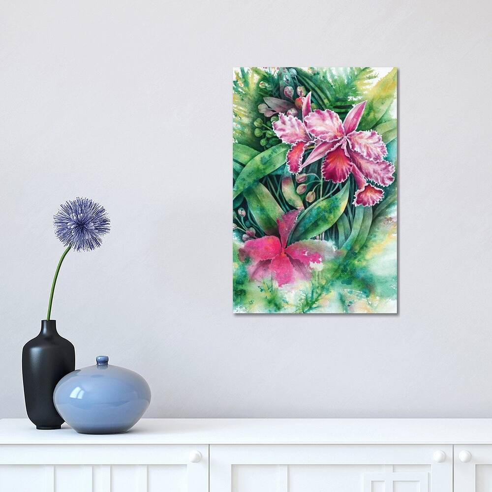 iCanvas "Pink Orchid" by Michelle Faber Canvas Print