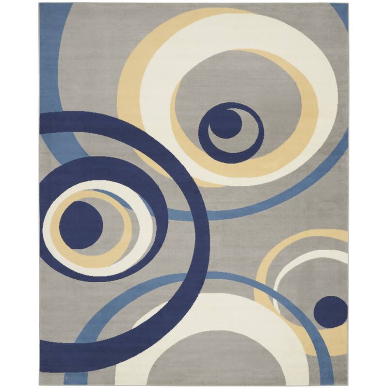Cezew Power Loomed Geometric Modern Durable Area Rug By HomeRoots