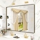 preview thumbnail 175 of 192, KIOTEE Modern Metal Frame Wall Mounted Bathroom Vanity Mirror with 5-year warranty 48x36 - Bronze