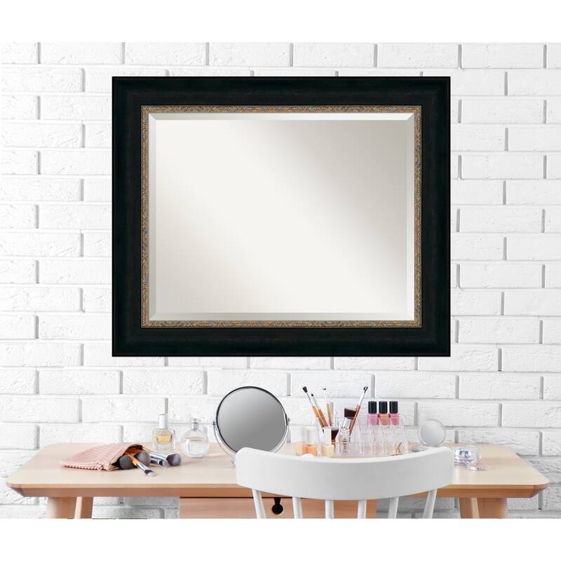 Beveled Bathroom Wall Mirror - Paragon Bronze Frame - Paragon Bronze