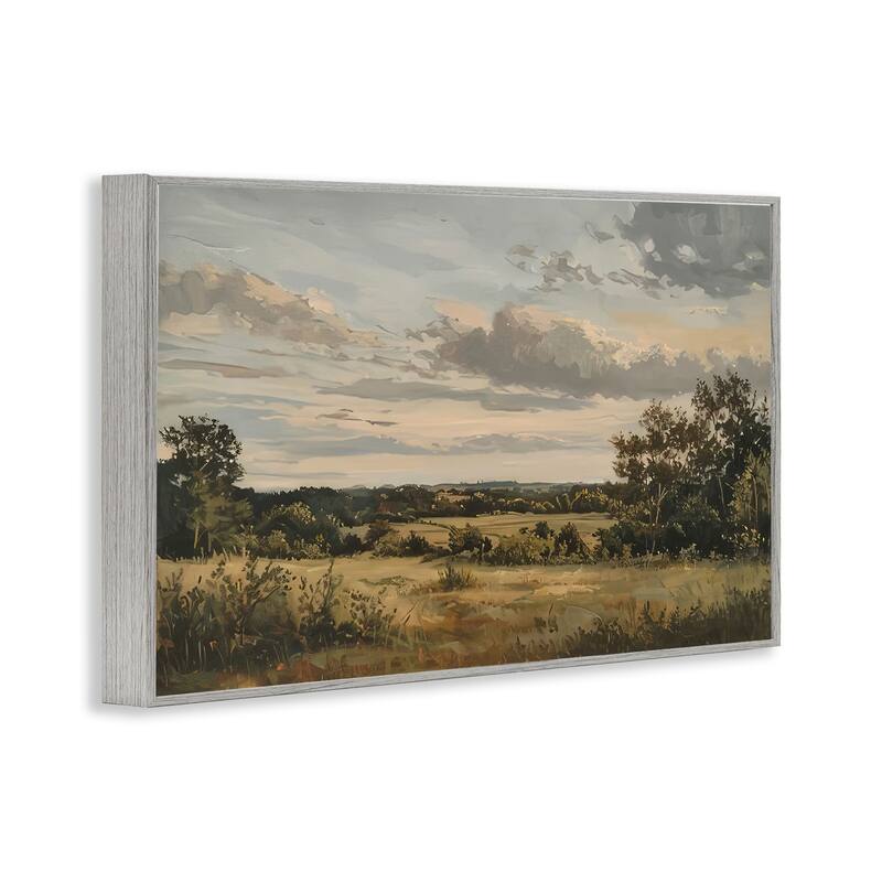Stupell Evening Light Countryside Framed Giclee Art Design By LSR Creative Studio