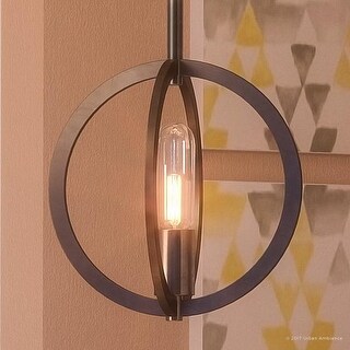 Shop Luxury Globe Pendant 9 H X 9 W With Old World Style