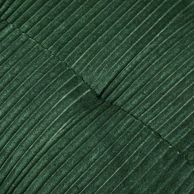 U-Shaped Modular Sectional Sofa, Oversized Corduroy Cloud Couch with Reversible Chaise, Comfy Convertible 6-Seat Corner Couch