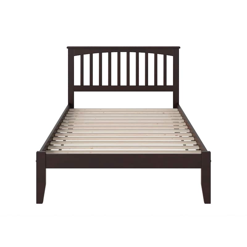 Platform Bed - Stylish Design Slats & Elegant Headboard - Modern Bedroom Furniture