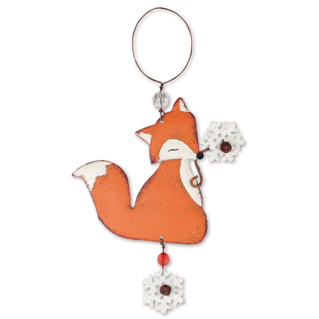 Fox Ornament, Set of 2