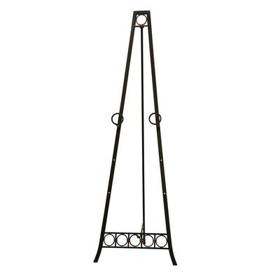 StyleCraft Dark Bronze Metal Adjustable Floor Easel - 20 inches